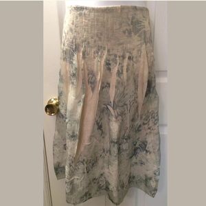 LAPIS Girl Convertible dress skirt scroll Floral